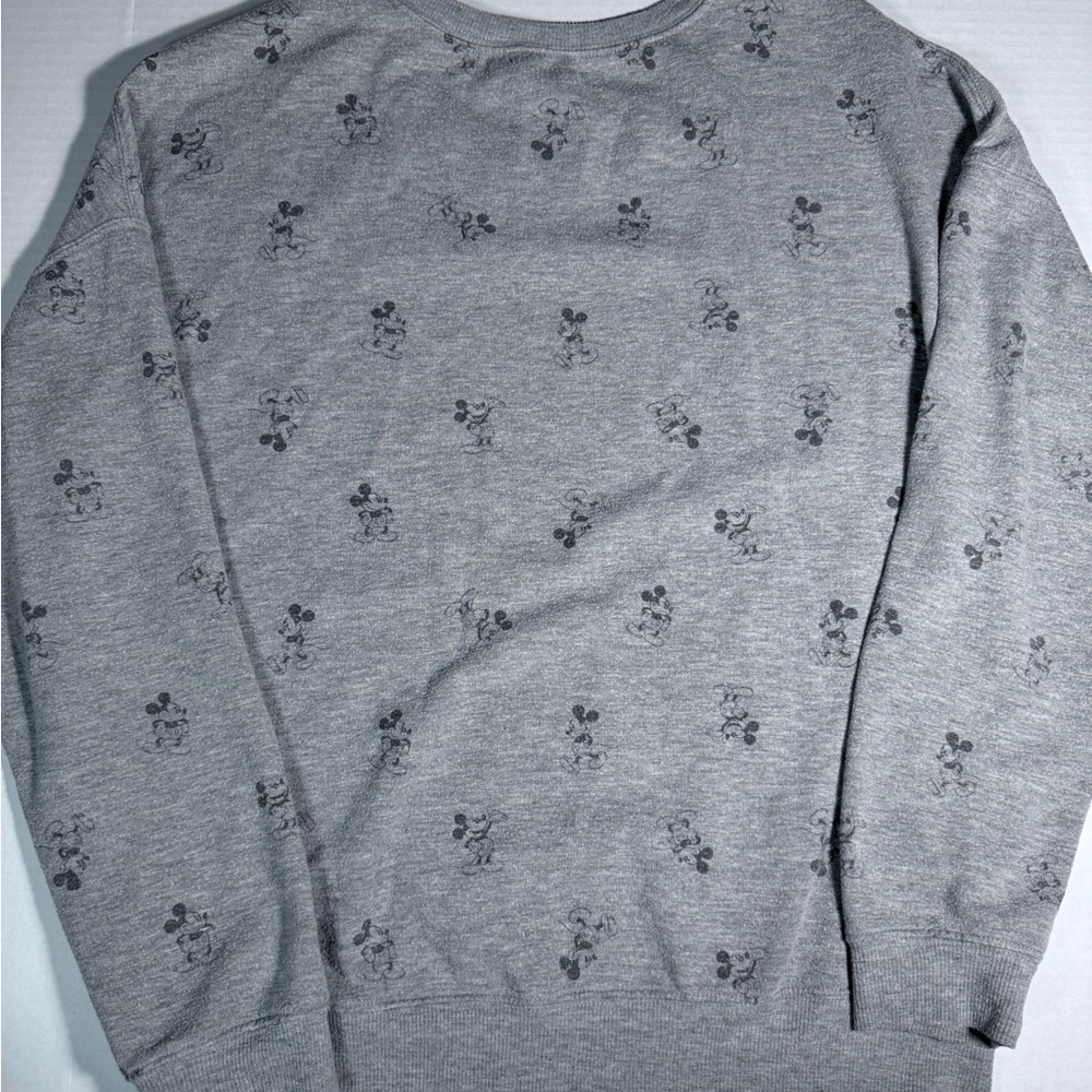 Disney Mickey Mouse Grey Sweatshirt Character Fashions, Size XL - Picture 3 of 5